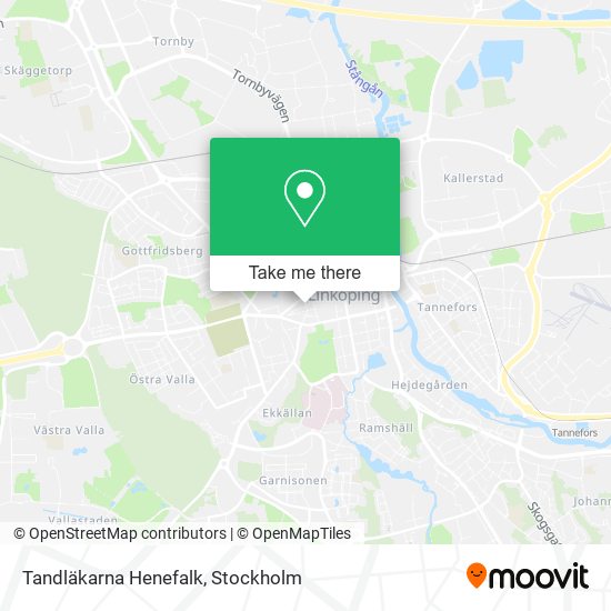 Tandläkarna Henefalk map