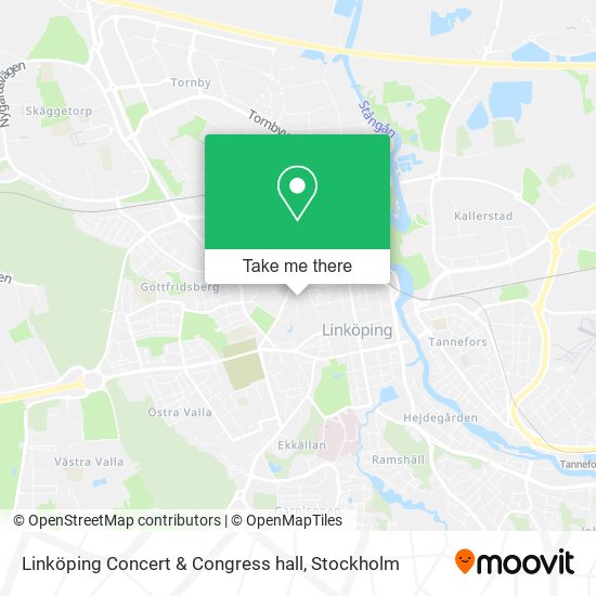Linköping Concert & Congress hall map