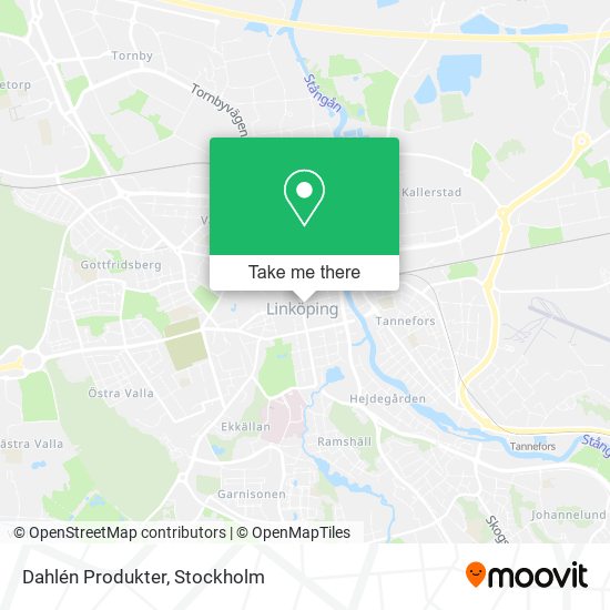 Dahlén Produkter map