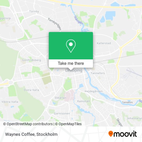 Waynes Coffee map