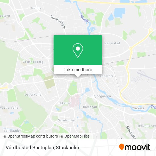 Vårdbostad Bastuplan map