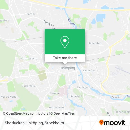 Shotluckan Linköping map