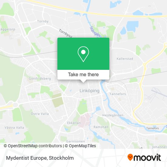 Mydentist Europe map