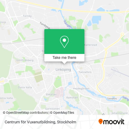 Centrum för Vuxenutbildning map