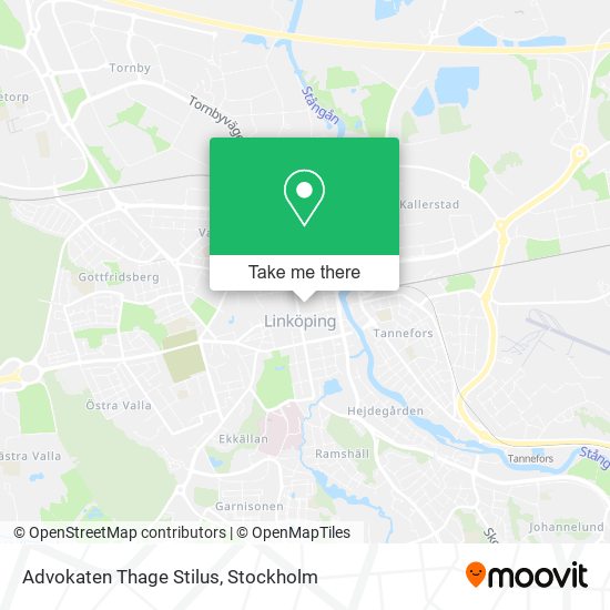 Advokaten Thage Stilus map