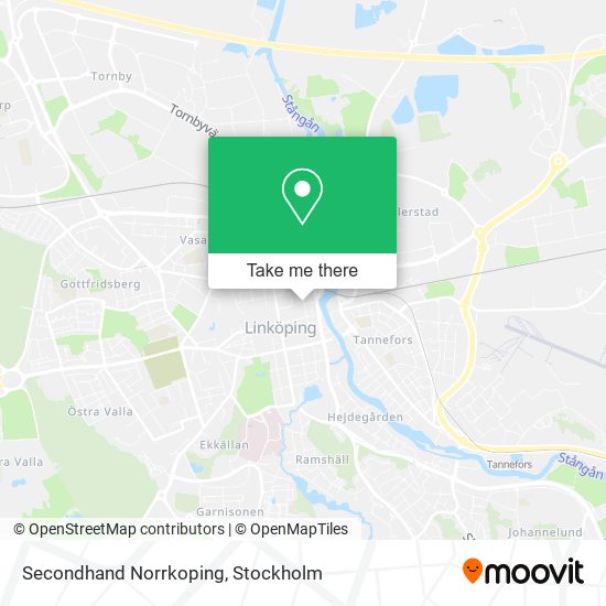 Secondhand Norrkoping map