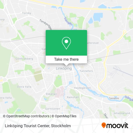 Linköping Tourist Center map