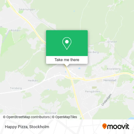 Happy Pizza map