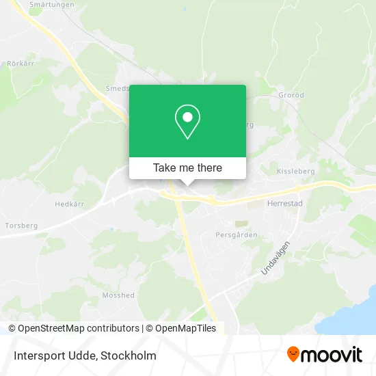 Intersport Udde map