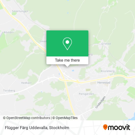 Flügger Färg Uddevalla map