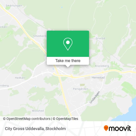 City Gross Uddevalla map