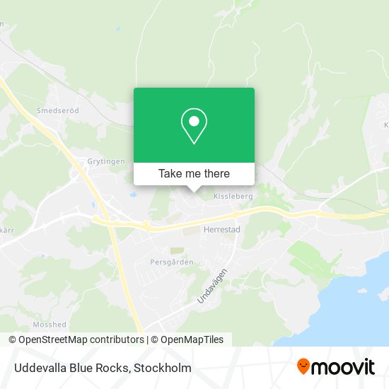 Uddevalla Blue Rocks map