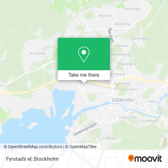 Fyrstads el map