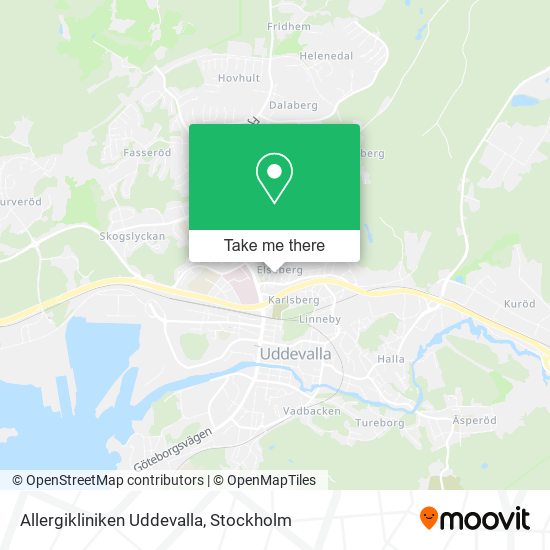 Allergikliniken Uddevalla map