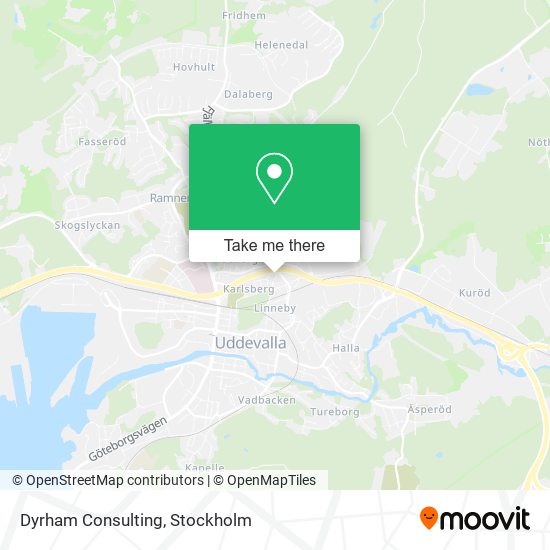 Dyrham Consulting map