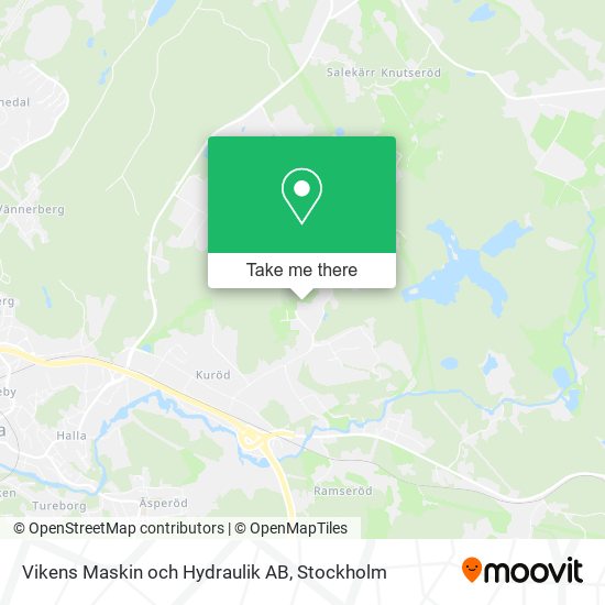 Vikens Maskin och Hydraulik AB map