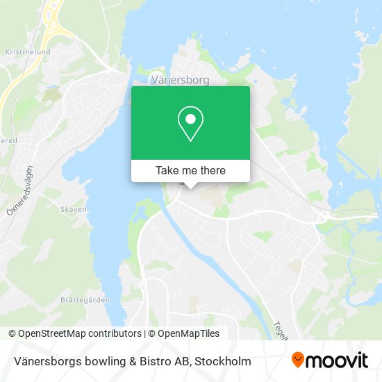 Vänersborgs bowling & Bistro AB map