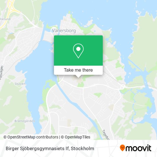 Birger Sjöbergsgymnasiets If map