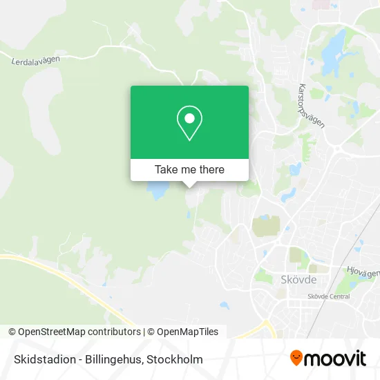 Skidstadion - Billingehus map