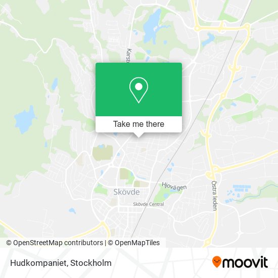 Hudkompaniet map