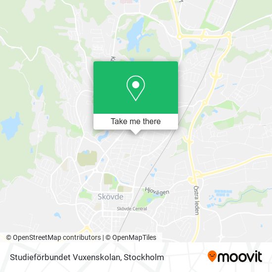 Studieförbundet Vuxenskolan map