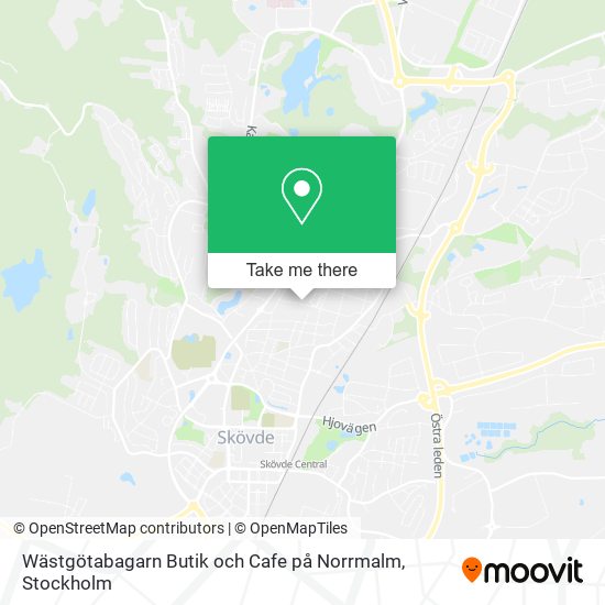 Wästgötabagarn Butik och Cafe på Norrmalm map