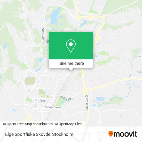 Elge Sportfiske Skövde map