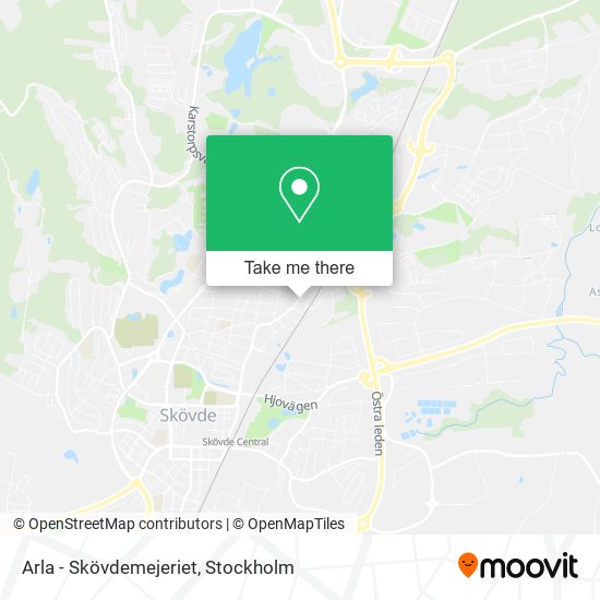 Arla - Skövdemejeriet map