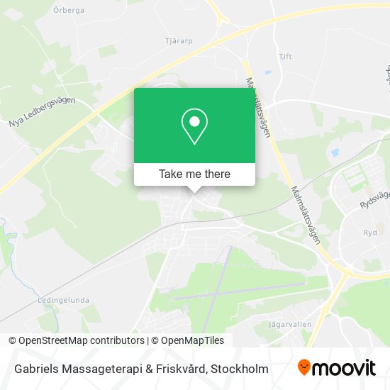 Gabriels Massageterapi & Friskvård map
