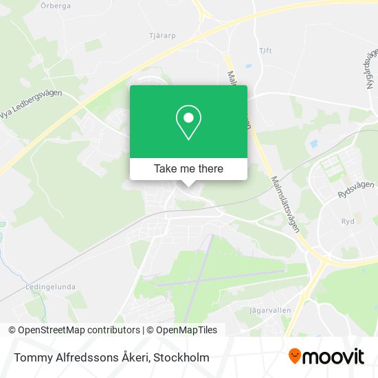 Tommy Alfredssons Åkeri map