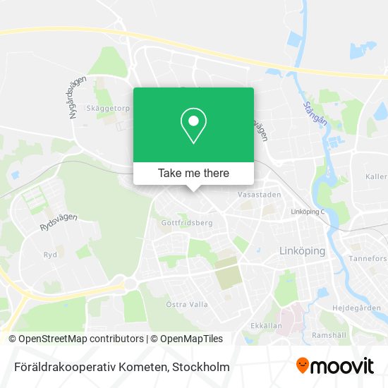 Föräldrakooperativ Kometen map