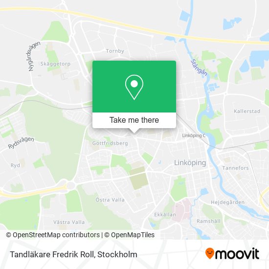 Tandläkare Fredrik Roll map