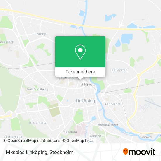 Mksales Linköping map