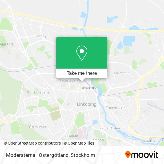 Moderaterna i Östergötland map