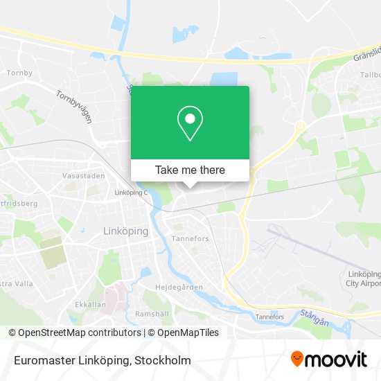 Euromaster Linköping map