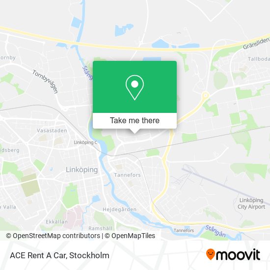 ACE Rent A Car map