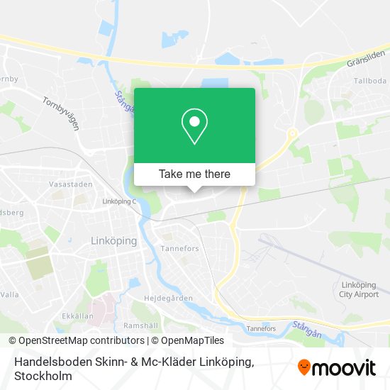 Handelsboden Skinn- & Mc-Kläder Linköping map