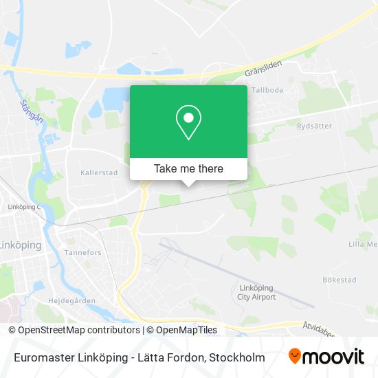 Euromaster Linköping - Lätta Fordon map