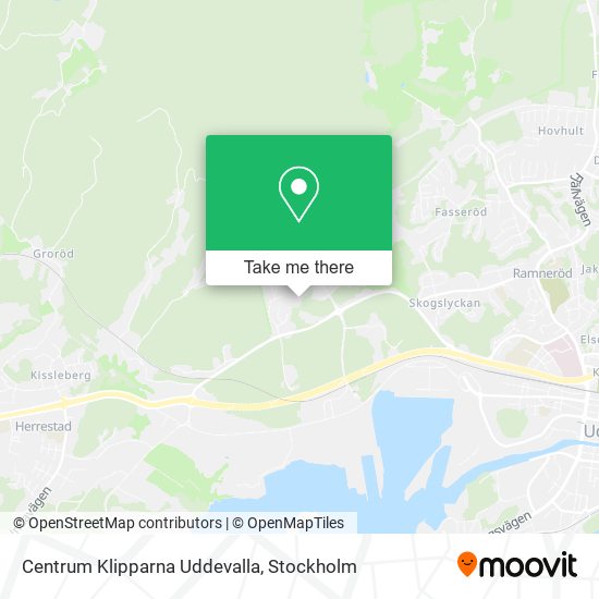 Centrum Klipparna Uddevalla map