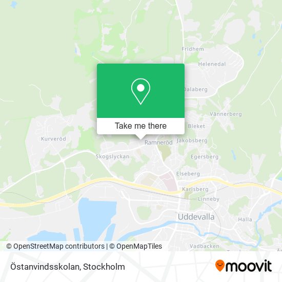 Östanvindsskolan map