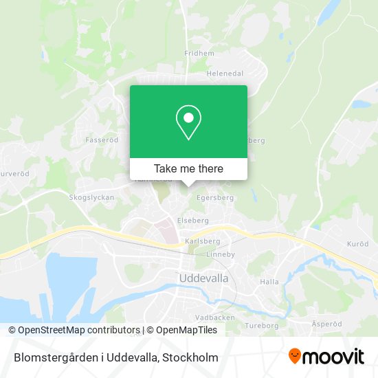 Blomstergården i Uddevalla map