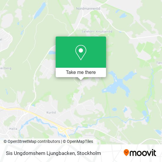 Sis Ungdomshem Ljungbacken map