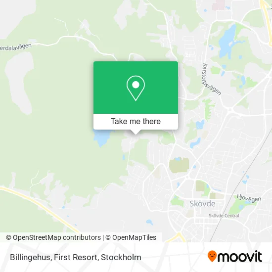 Billingehus, First Resort map