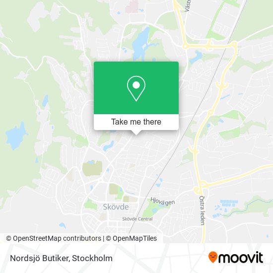 Nordsjö Butiker map