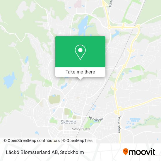 Läckö Blomsterland AB map