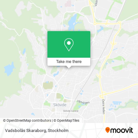 Vadsbolås Skaraborg map