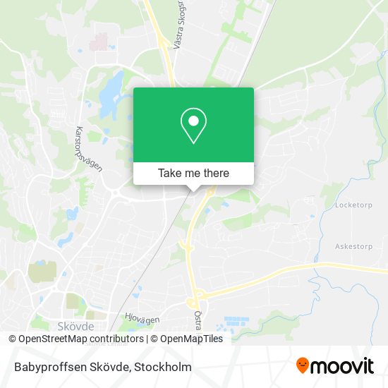 Babyproffsen Skövde map