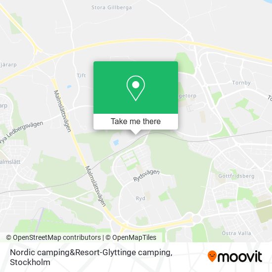 Nordic camping&Resort-Glyttinge camping map