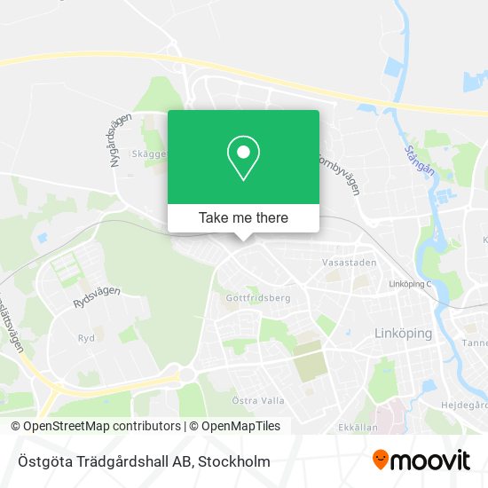 Östgöta Trädgårdshall AB map