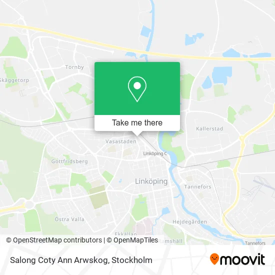 Salong Coty Ann Arwskog map